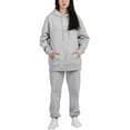thumbnail image 5 of Lazypants Womens Midweight Fleece Jogger Sweatpants (Small, Cool Gray), 5 of 5