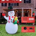 thumbnail image 4 of Christmas Decorations 5ft Christmas Inflatables Christmas Decorations Outdoor, Inflatable Snowman Penguin Yard Decorations with Rotating LED Lights for Indoor Outdoor Christmas Decorations, 4 of 7