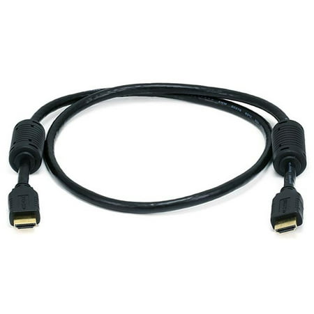 Monoprice Hdmi Cables - Monoprice Select Series High Speed HDMI Cable, 4K @ 24Hz, 10.2Gbps, 28AWG, 3ft, Black