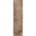 thumbnail image 1 of Unique Loom Studio Solid Shag Urban Modern Rug 2' 7 x 10' Runner Brown, 1 of 2