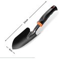 thumbnail image 2 of Gardening Shovel,Plastic Rubberized Flower Trowel Non-Slip Flower Shovel Black Flower Gardening Shovel,Length*Width 34 * 8cm, Can Be Used for Weeding(, 2 of 5