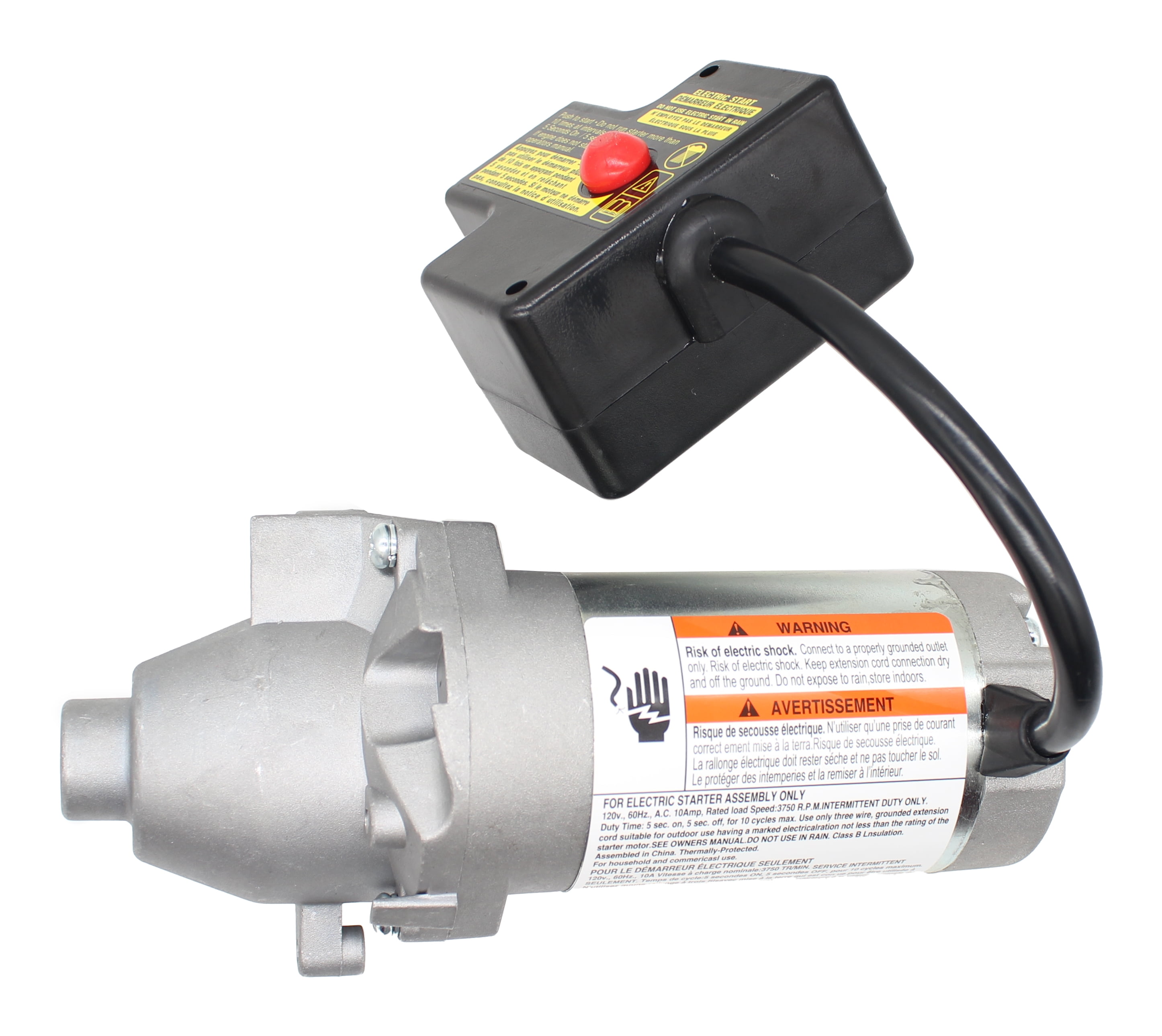 Fullas JQ170-1 Electric Starter Motor Compatible with Champion Snowblower  Powered by Rato 208CC Gas Engine