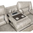 thumbnail image 3 of Greer Upholstered Motion Reclining Sofa Taupe, 3 of 7