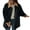 Black, variant on Women's Jacket Vintage Oversized Barn Jcakets for Women Corduroy Lapel Collar, Windproof Warming Trench Jacket Coat, Casual Trendy Fall Coats