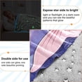 thumbnail image 5 of Travel Blanket and Pillow, 65x55in Glow in Dark Camping Bed Throws with Storage Bag for Travel Office Sofa, Little-mermaid, 5 of 8