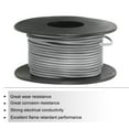 thumbnail image 3 of Silicone Wire 24AWG 24 Gauge Flexible Tinned Copper Standard High-Temperature Hookup Wire Grey 15m/49.2ft, 3 of 6
