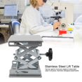thumbnail image 1 of FLAMEEN Plateforme de Levage de Laboratoire, Support de Levage en Acier Inoxydable, Support de Table de Laboratoire 15 X 19cm, 1 of 8