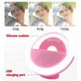 thumbnail image 5 of LED temporizador automático lámpara de anillo línea de anillo iluminación de relleno de campo lámpara de cámara de teléfono móvil temporizador carga USB, rosa, 5 of 5