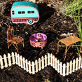 thumbnail image 4 of Leisure Arts Fairy Garden Fire Pit - Fairy Garden, Garden Accessories, Kit, House, Decor, House, Accessories Outdoor, 4 of 7