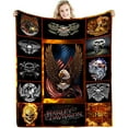 thumbnail image 1 of Anime Demon Slayer Flannel Blanket Digital Printing, 1 of 1
