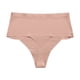 thumbnail image 4 of Braguitas tanga de cintura alta para mujer - Nylon spandex ligero, diseño de corte alto, cómodas para el uso diario, 4 of 4