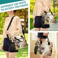 thumbnail image 5 of Iauyy Insulated Thermal Lunch Tote Bag for Women - S/M Sizes Portable Picnic Work Bag ,White Cat with Long Fur, 5 of 6