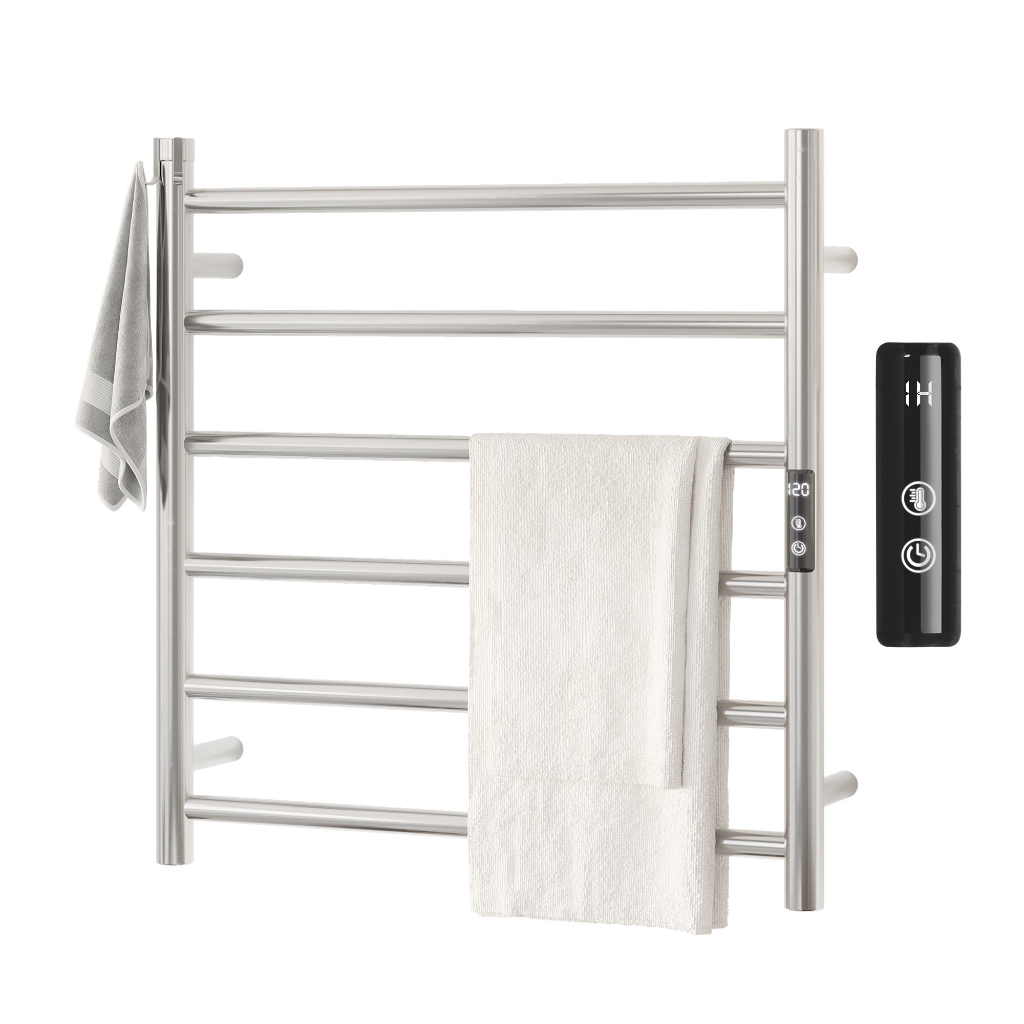 YITAHOME 6 Bars Heated Towel Rack, Electric Towel Heater Warmer w ...