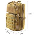 thumbnail image 3 of Outdoor Tactical Edc Bags Universal Army Military Zipper Hip Waist Bag Pocket Camping Hunting Accessory Chest Bag, 3 of 4