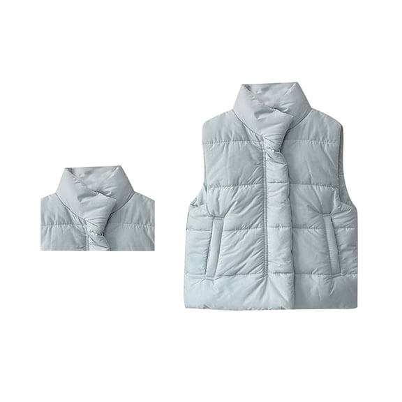 Boys Puffer Vest Sleeveless Lightweight Girls' Outerwear Jackets & Coats Kids Winter Clothes Girls Fashion 6-12 Months