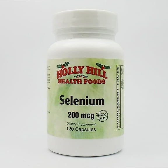 Holly Hill Health Foods, Selenium 200 MCG, 120 Capsules