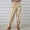 Khaki, variant on GaThRRgYP Womens Trousers High Waisted,Fashion Women Summer Casual Loose Cotton and Linen Pocket Solid Trousers Pants