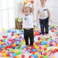 thumbnail image 4 of YUFER 200 Piece Ball Pit Balls for Kids & Toddlers, 2.2" Thickened Plastic Sensory Play Balls, Non-Toxic BPA-Free, Colorful, Pools, Bounce Houses, 4 of 8