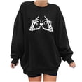 thumbnail image 1 of Sudadera Para Mujer Sudaderas de Cuello Redondo Manga Larga Suelta Cuello Redondo Estampado Sudadera Top Blusa Odeerbi ODB147025, 1 of 4