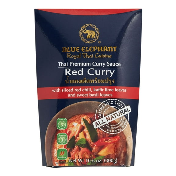 Blue Elephant Red Curry Sauce 10.6 oz Pack of 2