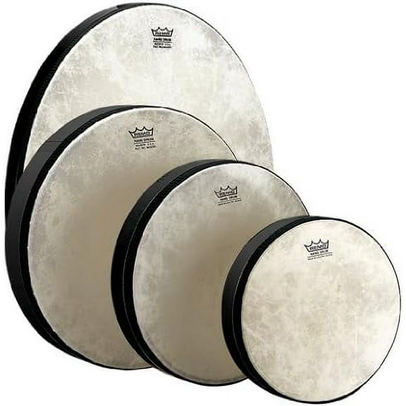 REMO 10 INCH BLACK FRAME DRUM