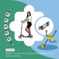 thumbnail image 2 of Scooter Patin del Diablo Plegable y Ajustable Para Jovenes y Adultos, Patín del Diablo con Manubrio Ajustable, 2 Ruedas, 2 of 9