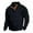1 Black, variant on Sweatshirts for Men Snap Buttons Stand Collar Jumpers Jacquard Long Sleeve Sweater Solid Color Keep Warm Baggy Jumper No Hood Casual Pullover Winter Sweatshirt Tops