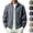 Dark Gray 05#, variant on Men's Lightweight Jackets Full Zip Up Windbreaker Laydown Collar Light Coat Stylish Casual Golf Jacket with Pockets