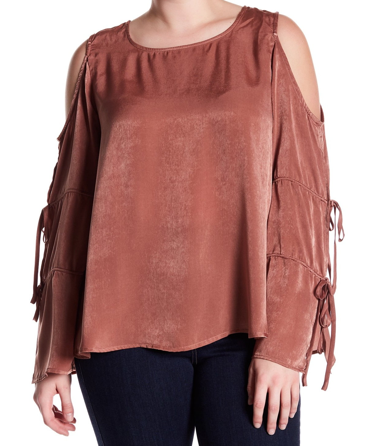 Blu Pepper Blu Pepper NEW Pink Womens Size 3X Plus ColdShoulder