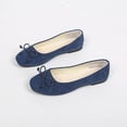 thumbnail image 6 of Wensltd Wide Width Casual Shoes for Women Bowknot Suede Spring Autumn Walking Shoes for Daily, 6 of 6