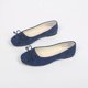 thumbnail image 5 of Zapatos Casuales Planos para Mujeres Zapatos Planos de Primavera Casuales de Color Caramelo Francés Bowknot, 5 of 6