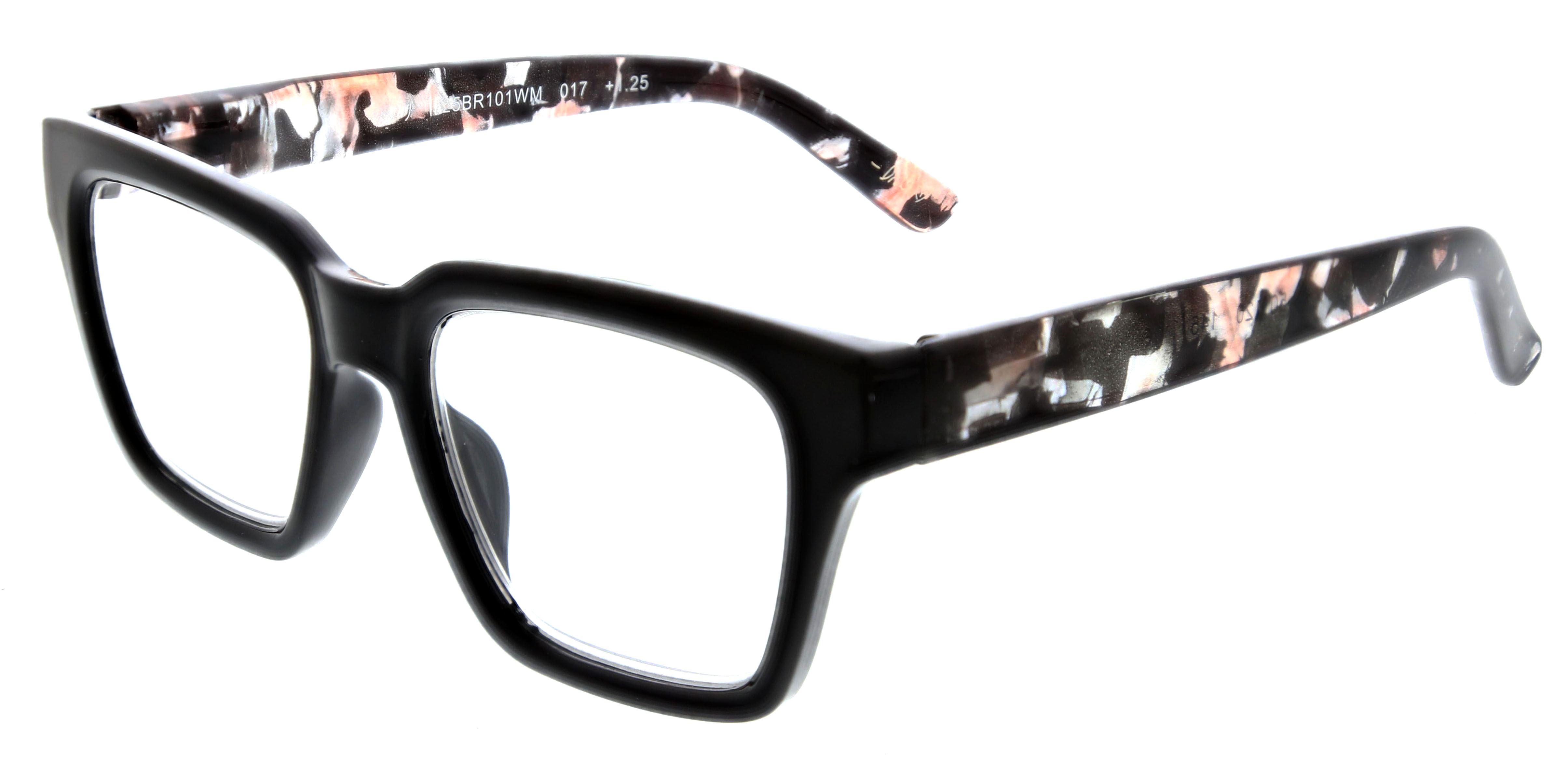 (2 pack) FLOWER Womens Reading Glasses - FLR101 Peach Blossom +1.50