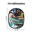 thumbnail image 3 of Pofeuu Stylish Sunglasses Iguana Print Silicone Pot Mat Mitten With Hanging Loop Heat Resistant Oven Mitts Non-Slip Bbq Baking Smoking Potholders, 3 of 7