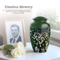 thumbnail image 6 of Daisy Funeral Cremation Urns For Adult Ashes Women - Decorative Urns For Human Ashes Adult Man - 1 Large & 4 Blue Keepsake Urn For Mother - Green Urn For Mom & Dad - 10 & 3 Inch, 6 of 7