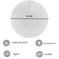 thumbnail image 5 of Cobija Manta Frazada Juana Gallo Redonda Para Bebé Diseño de Tortilla Burrito Ultra Suave, 5 of 5
