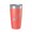 Coral, variant on Lake Fort Smith Map Tumbler Travel Mug Insulated Laser Engraved Coffee Cup Arkansas 20 oz White