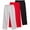 Grey/Red/Black, variant on Tuff Guys Boys Sweatpants 3-Pack Performance Fleece Athletic Pull-On Pants for Boys