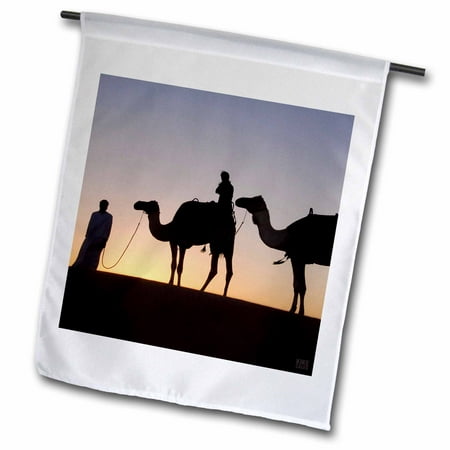 Royal Garden Furniture Dubai 3dRose Desert Camels are a way of transportation,and are also used for racing at Dubai Camel Racecourse 4 - Garden Flag, 12 by 18-inch ()