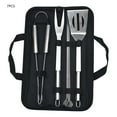 thumbnail image 1 of EGNMCR Stainless Steel BBQ Tool Set - Outdoor BBQ Grill Set Stainless steel barbecue utensils, 1 of 9