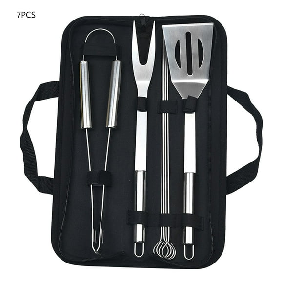 Dvkptbk Stainless Steel Barbecue Utensils Stainless Steel Bbq Tool Set - Outdoor Bbq Grill Set Camping & Hiking