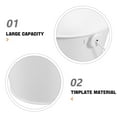 thumbnail image 4 of SUTENGDA Small Metal Buckets With Handle For Classroom Party And Decorative Use Ideal Grease Catcher For Grill White Tin Pails For Oil Collection, 4 of 8