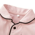 thumbnail image 4 of Girls Boys Cotton Long Sleeve Jumpsuit Loungewear Baby Striped Romper Pajamas Outfits, 4 of 8