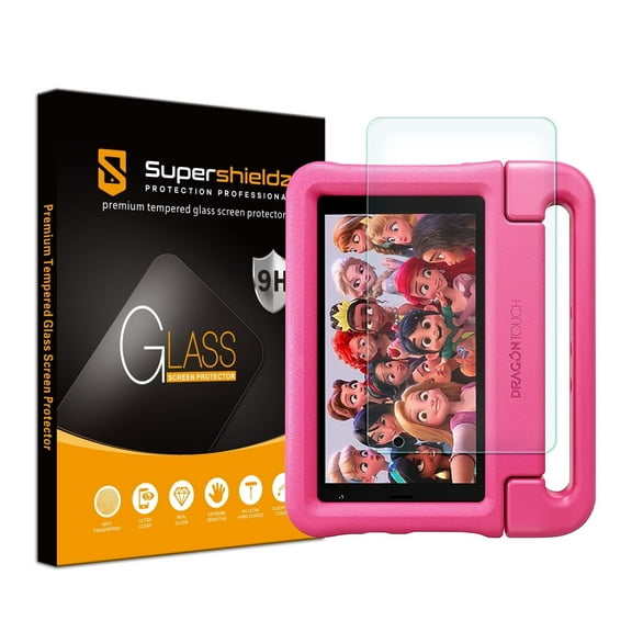 [1-Pack] Supershieldz for Dragon Touch KidzPad Y88X 7 Kids Tablet (7 inch) Tempered Glass Screen Protector, Anti-Scratch, Anti-Fingerprint, Bubble Free
