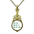 thumbnail image 1 of Collar Guitarra Antigua Joyería Música Colgantes Unbranded M, 1 of 3