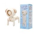 thumbnail image 7 of Cute Dog-Shaped Portable Mini Fan with Phone Stand Function, Handheld Desktop Cooling Fan with Strong Wind Output, Compact Personal Fan for Home, Office, and Travel Use, 7 of 7