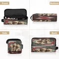 thumbnail image 5 of Hair Tool Organizer Bag with Heat Resistant Mat Removable Travel Storage Case for Hot Air Brushes Curling Irons Cute Dog and Red Truck, 5 of 8