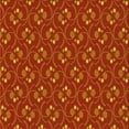 thumbnail image 1 of Ahgly Company Machine Washable Indoor Square Transitional Orange Red Orange Area Rugs, 5' Square, 1 of 7
