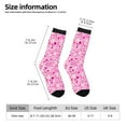 thumbnail image 2 of Rateoe Breast Cancer Awareness2 for Women Casual Calf Socks - Cute Crew Socks - Thin Soft Above Ankle Socks Size 5-11, 2 of 6