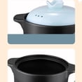 thumbnail image 3 of Household Ceramic Cooking Pots and Pans High Temperature Resistant Casserole Tiles Stew Pot for Open Flame Gas Cooker, 3 of 11