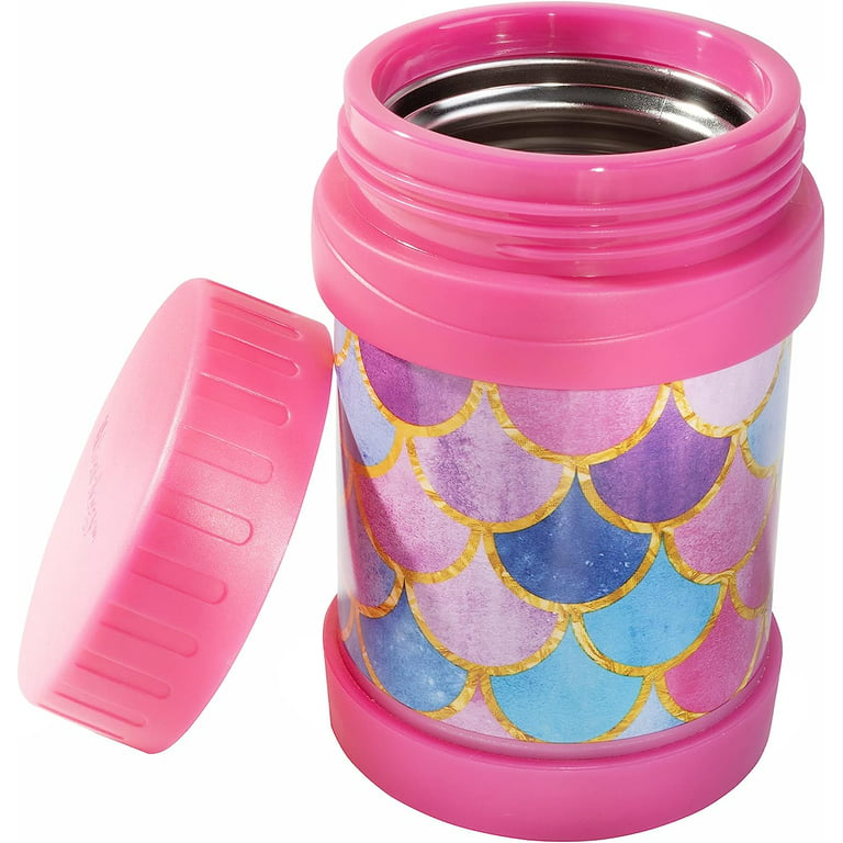 Thermos Kids' Soft Lunch Kit/Insulated Lunch Box,Mermaid,2021 Edition, Back  to School